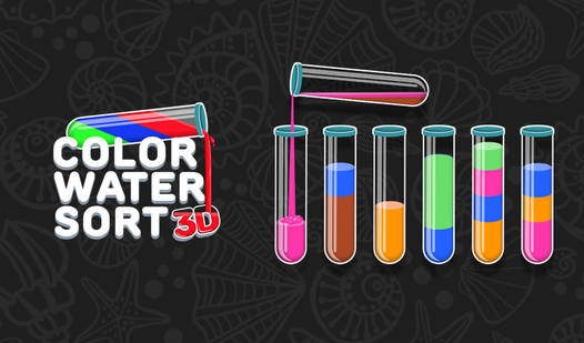 Сортировка Цветных Колбочек 3D