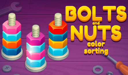 Bolts and Nuts Color Sorting