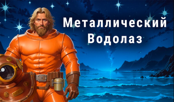 Металлический водолаз