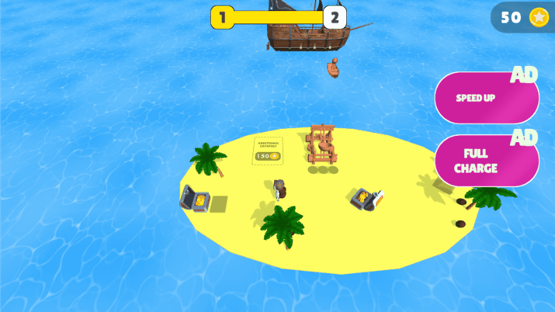 Pirate Siege: Coconut Catapult — screenshot 5