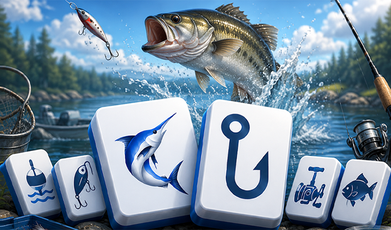 Fishing Mahjong game cover
