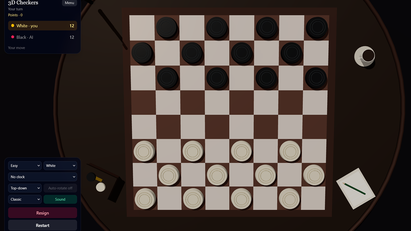 3D Шашки — screenshot 3