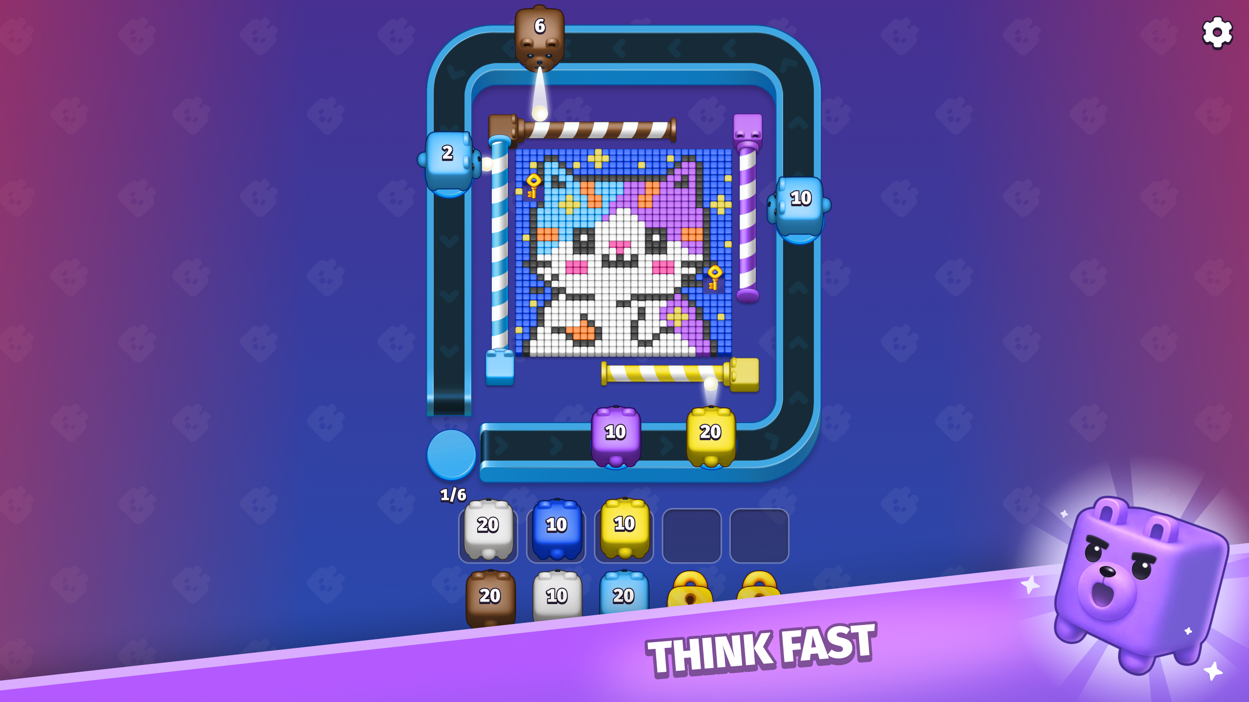 Pixel Volley screenshot
