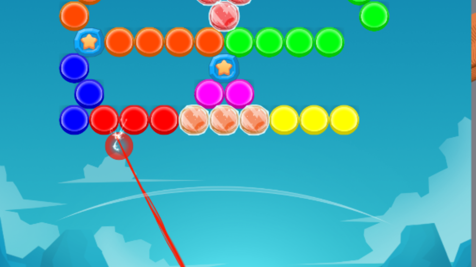 Bubble Snooker - Garden of Dreams screenshot