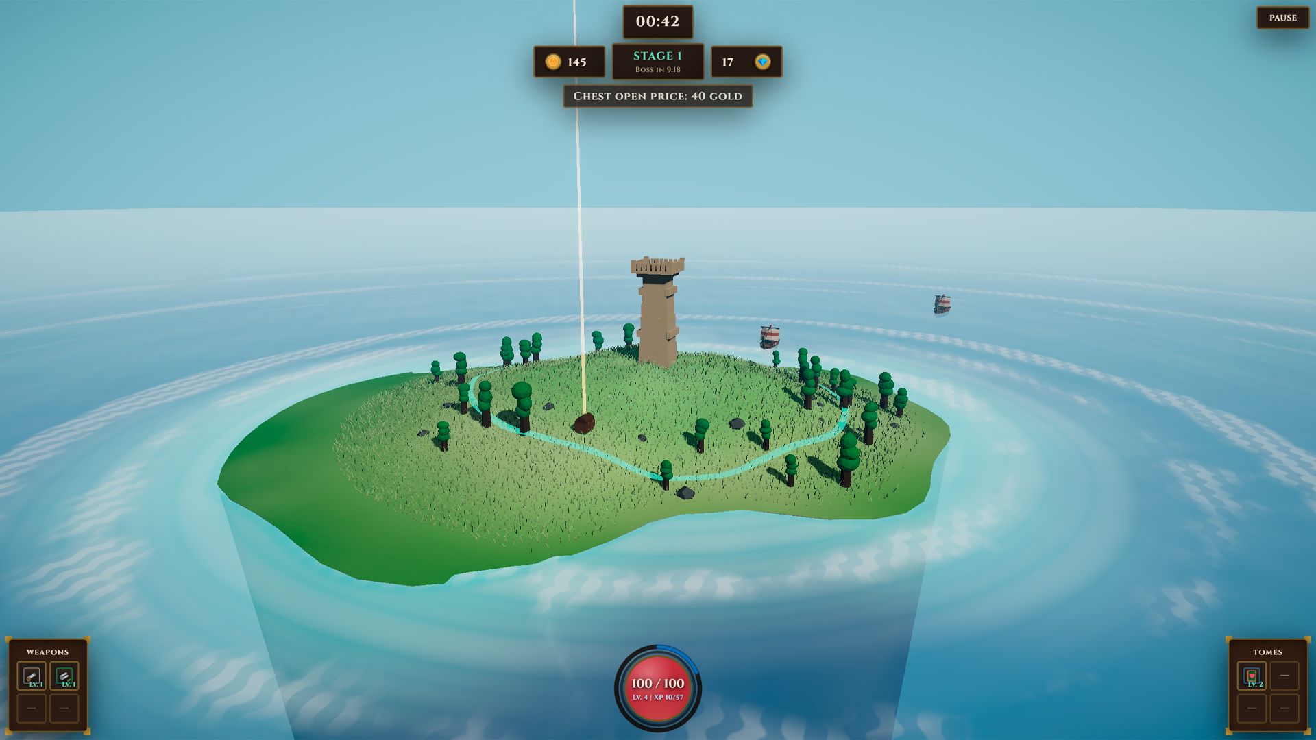 Kraken Coast: Roguelite Tower Defense — screenshot 1