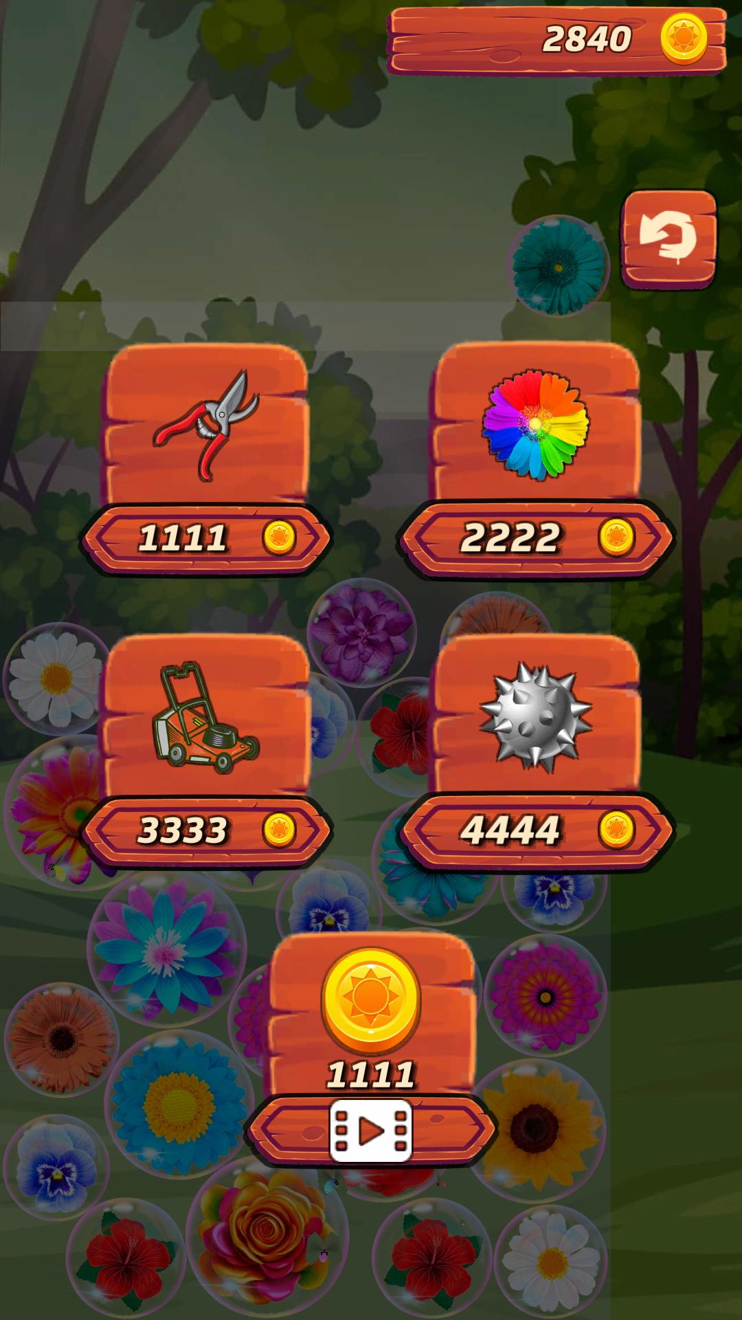 Connect the Flowers! Pop the Bubbles! 2048 screenshot 8