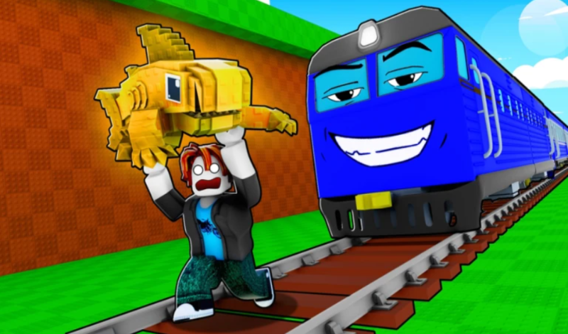 Top Obby: Brainrot Train Chase game cover