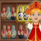 Rearrange the Matryoshkas: Sort by Shelves! Spiel