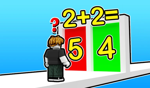 Obby: Maths Racing game