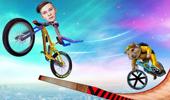 Schoolboy Runaway and Hamster Kombat On Bike