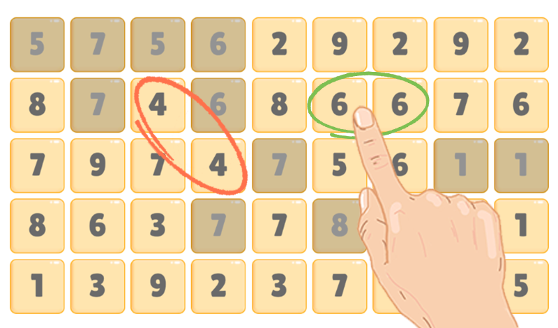 Connect the Numbers: Find tens and pairs game cover