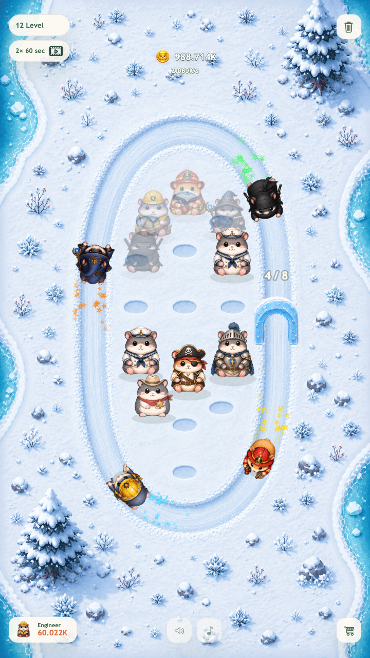 Hamster Evolution: Run and Merge screenshot 3