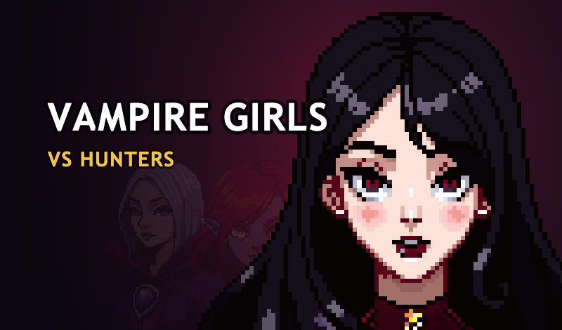 Vampire Girls vs Hunters game cover