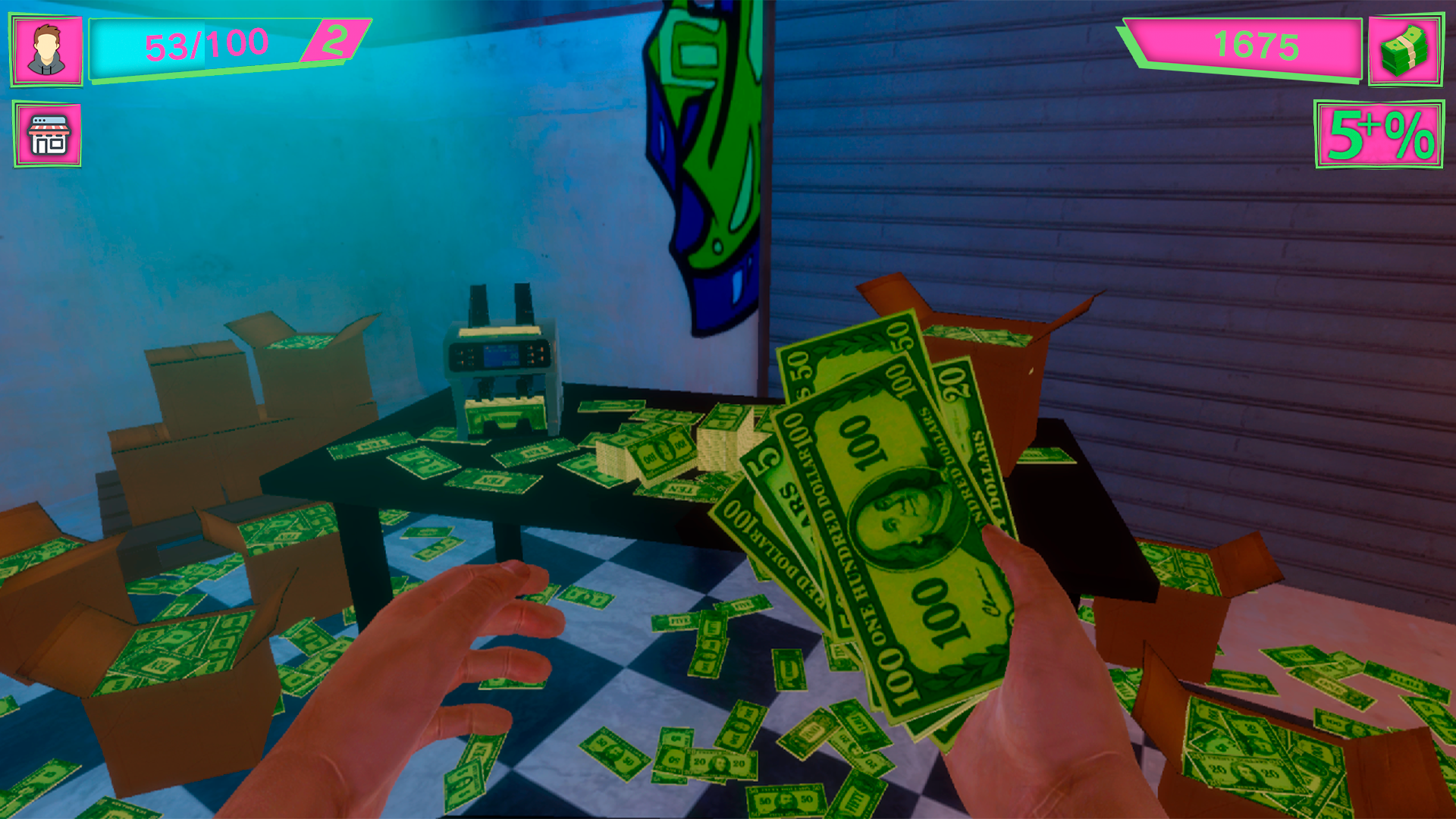 Cash Cleaner Simulator screenshot