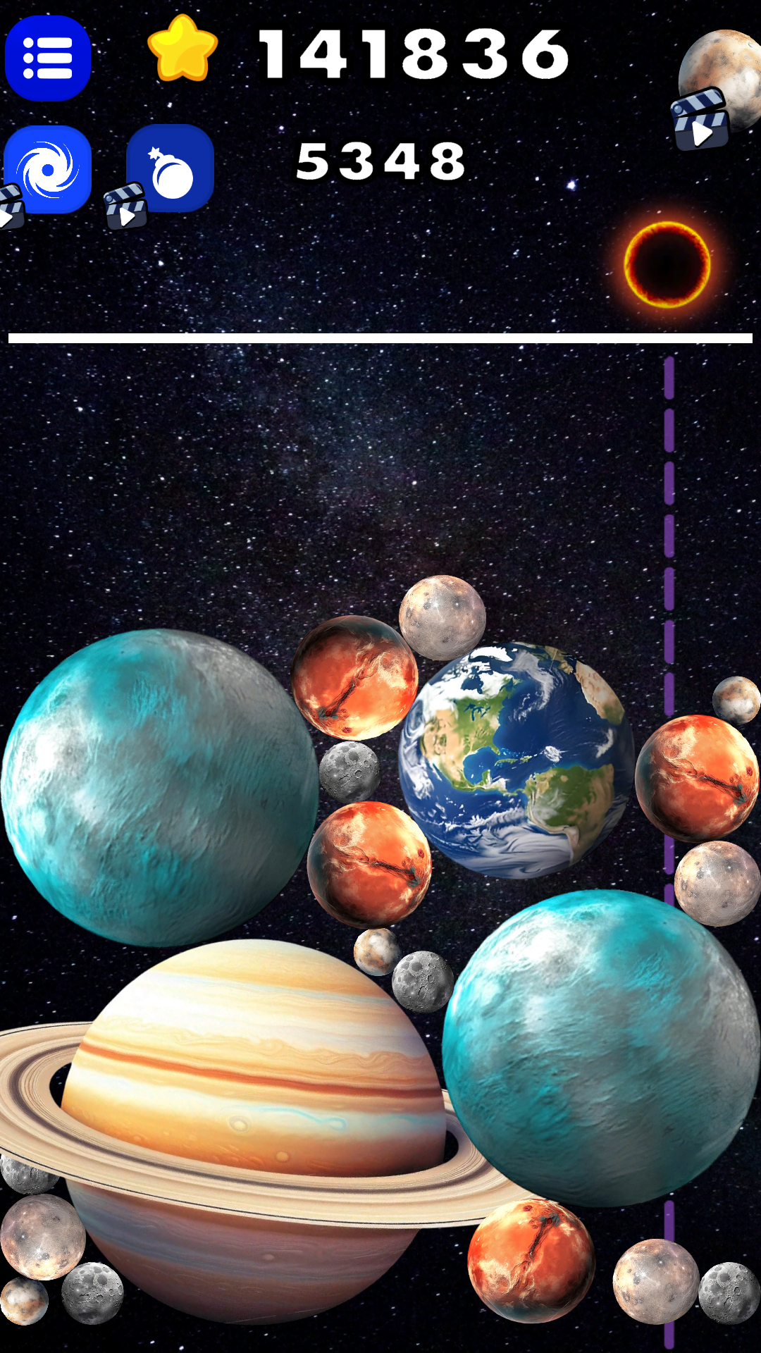 Planetarium merge: Match the planets screenshot 9
