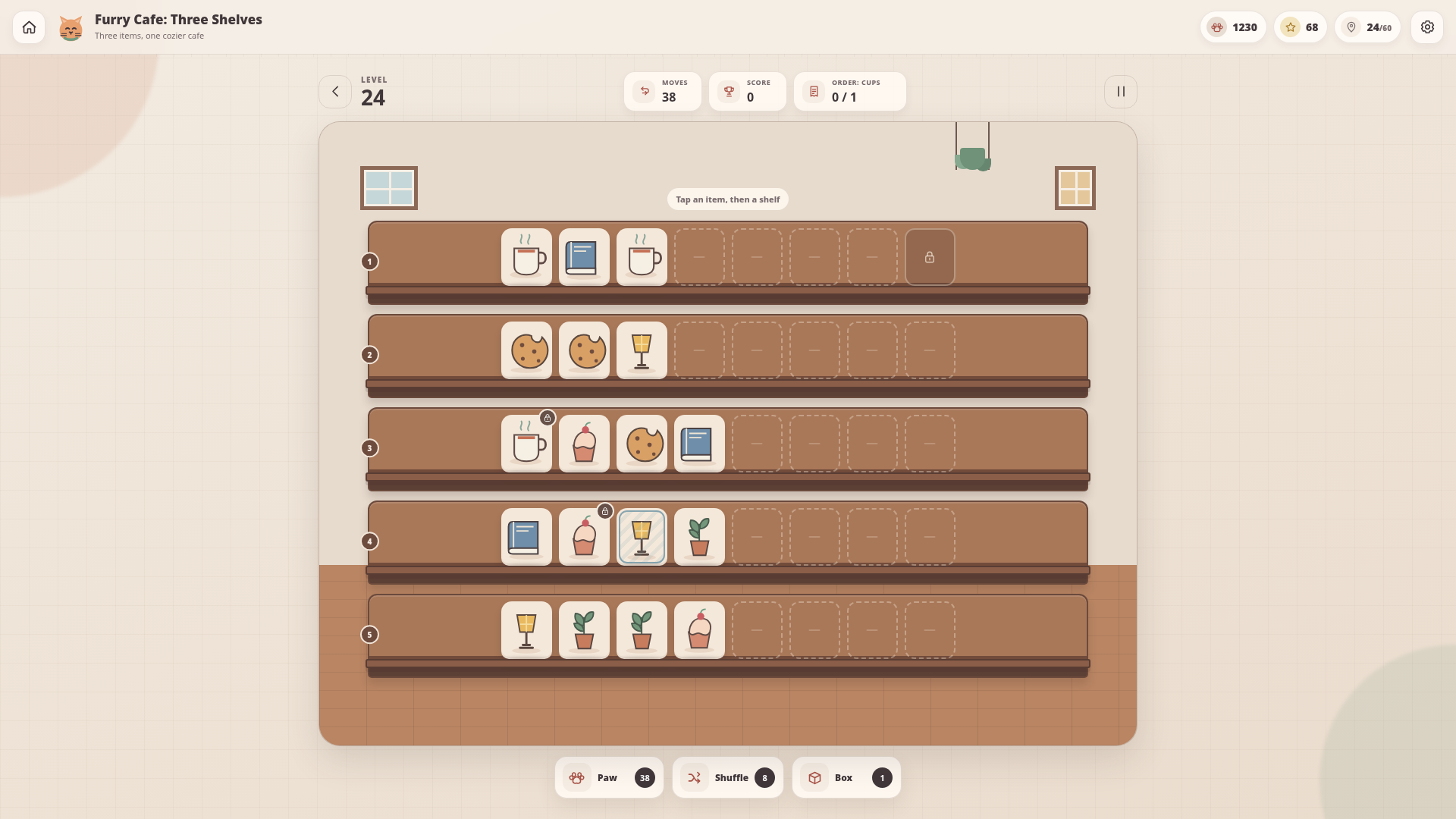 Furry Cafe: Three Shelves — screenshot 2