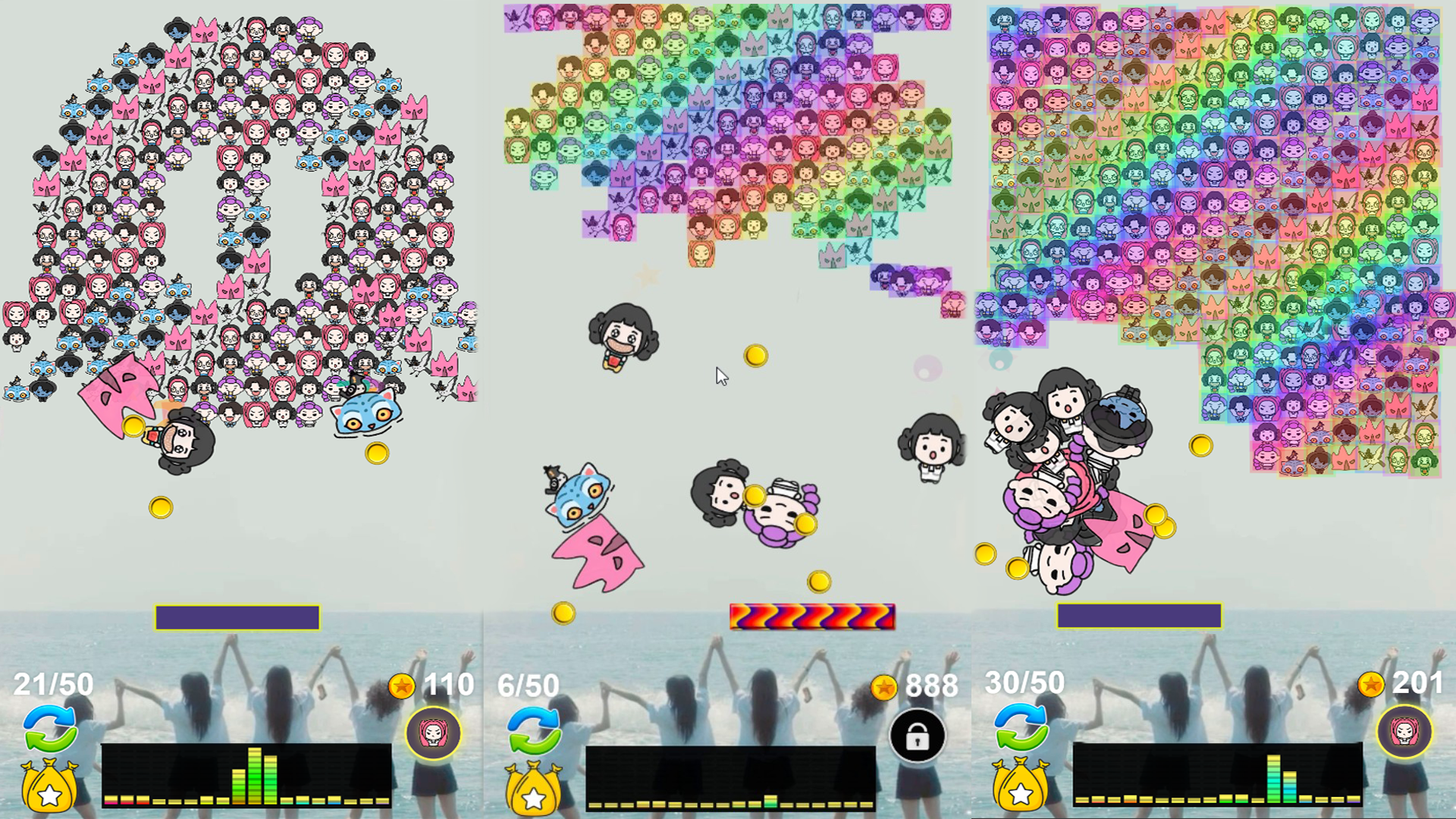 K-pop Stickers: Beat the Beat! — screenshot 1