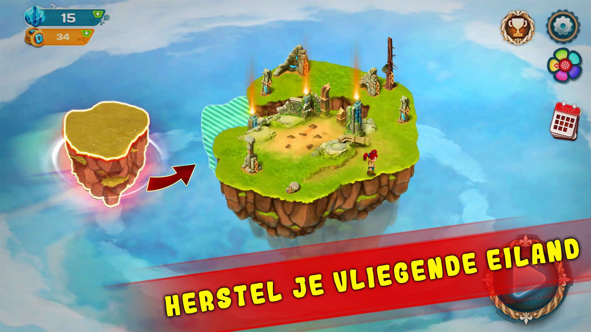 Diamant Sky Stories Match 3 screenshot 9