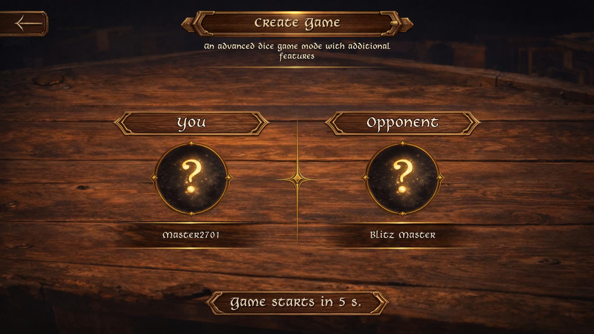 Dice Game: Online screenshot