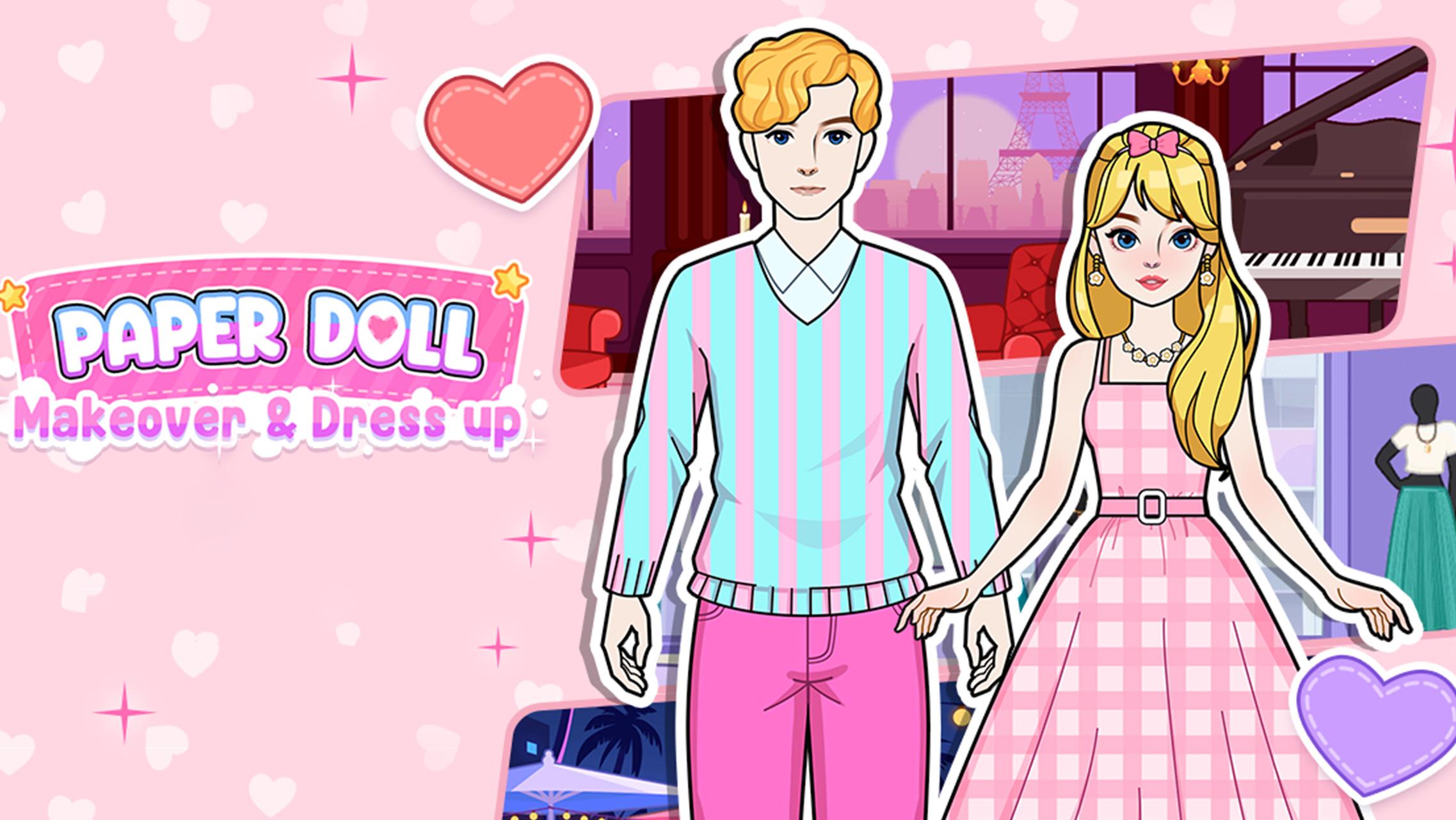 Paper Doll Makeover & Dress Up screenshot
