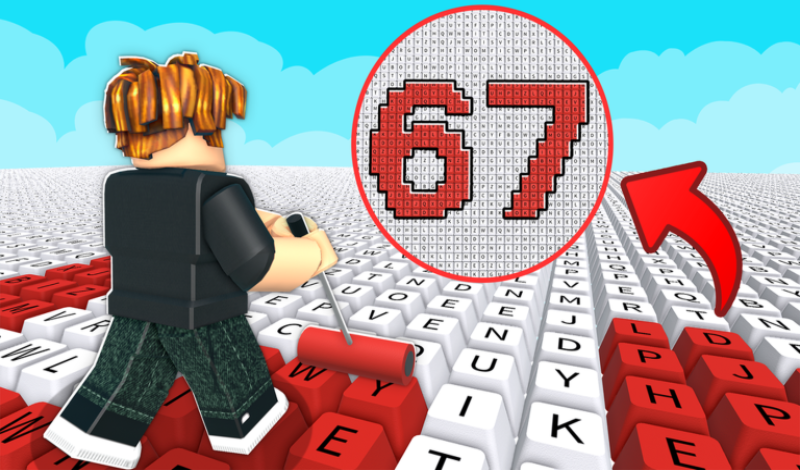 Obby: Paint Your Keyboard! game cover