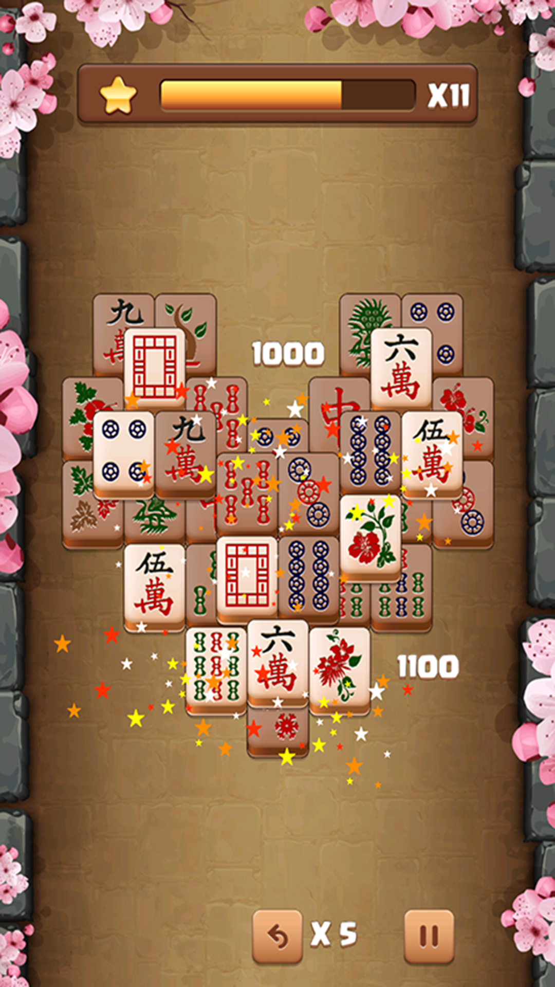 Mahjong Flowers screenshot 5