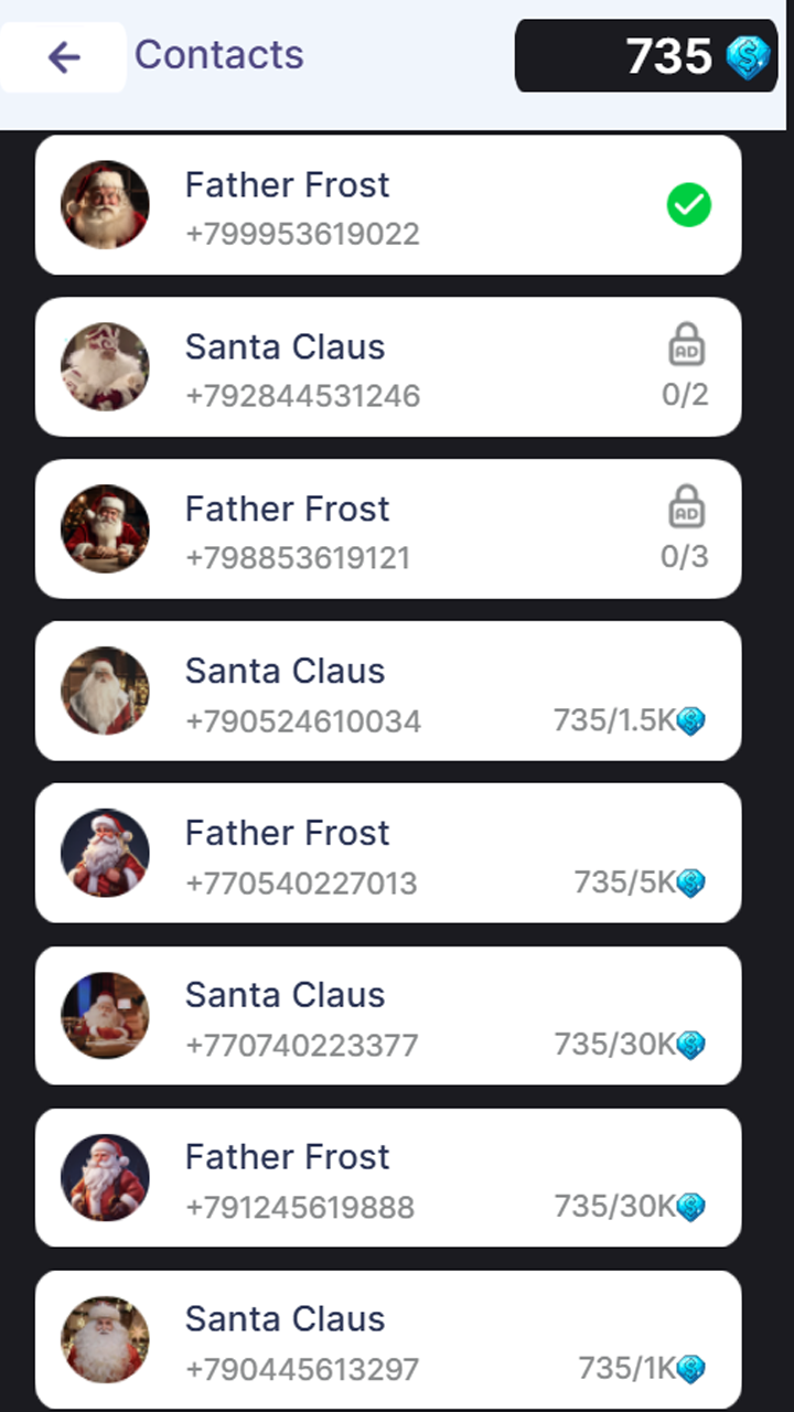 Call Santa Claus: Father Frost Video Call and Chat screenshot 7