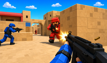 Blockwarz: Team Shooting Game