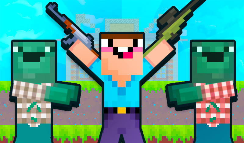 Noob vs Zombie Apocalypse: shooting pro game cover