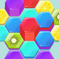 Sorting hexagon puzzles Spiel