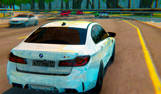 BMW M5: Outside the city