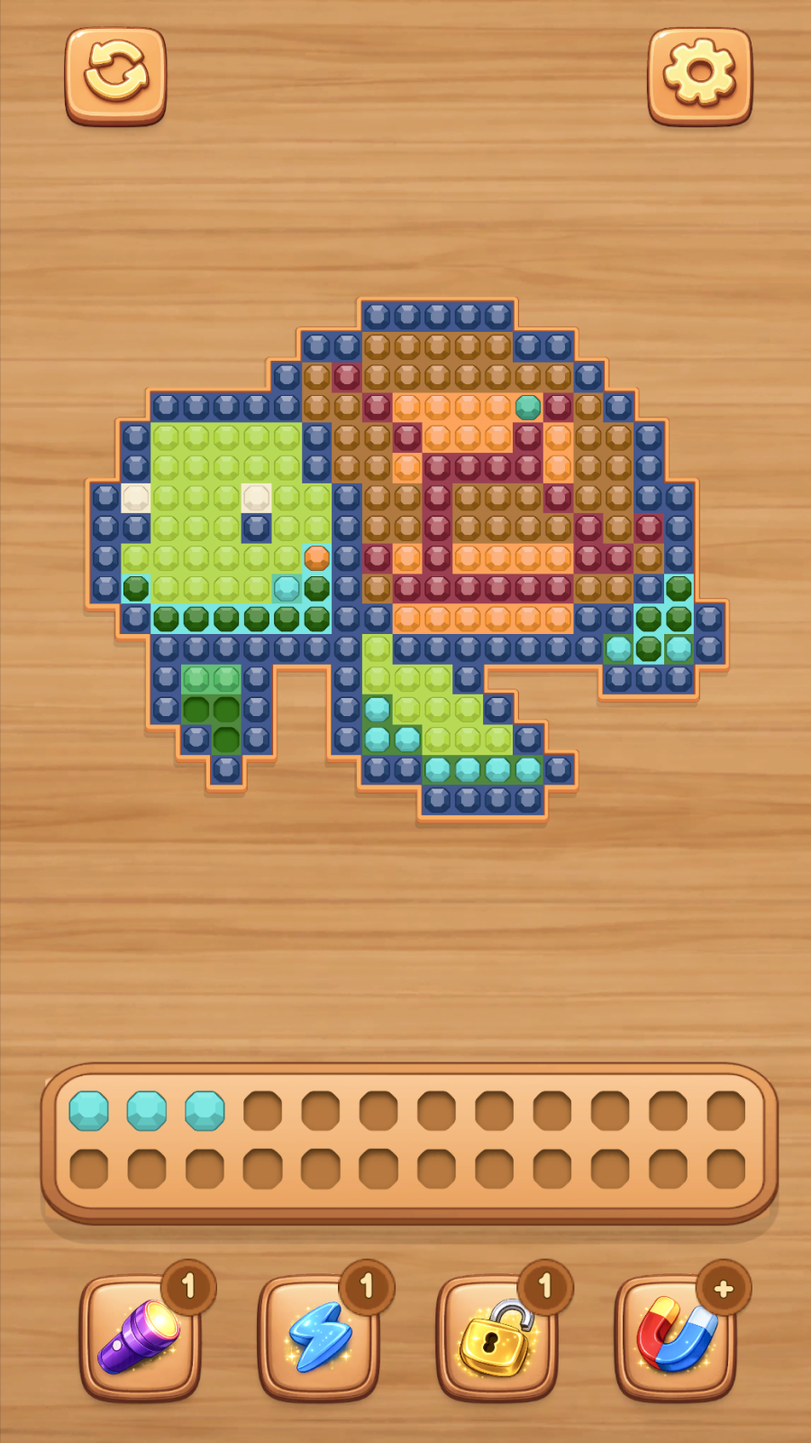 Jewel Coloring: Crystal Sorting screenshot 8
