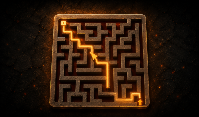 Cursor Maze game cover