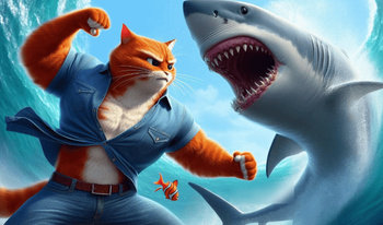 Cat vs Shark: Clicker