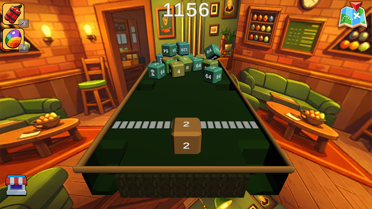 2048 Слияние кубов в 3D! — screenshot 2