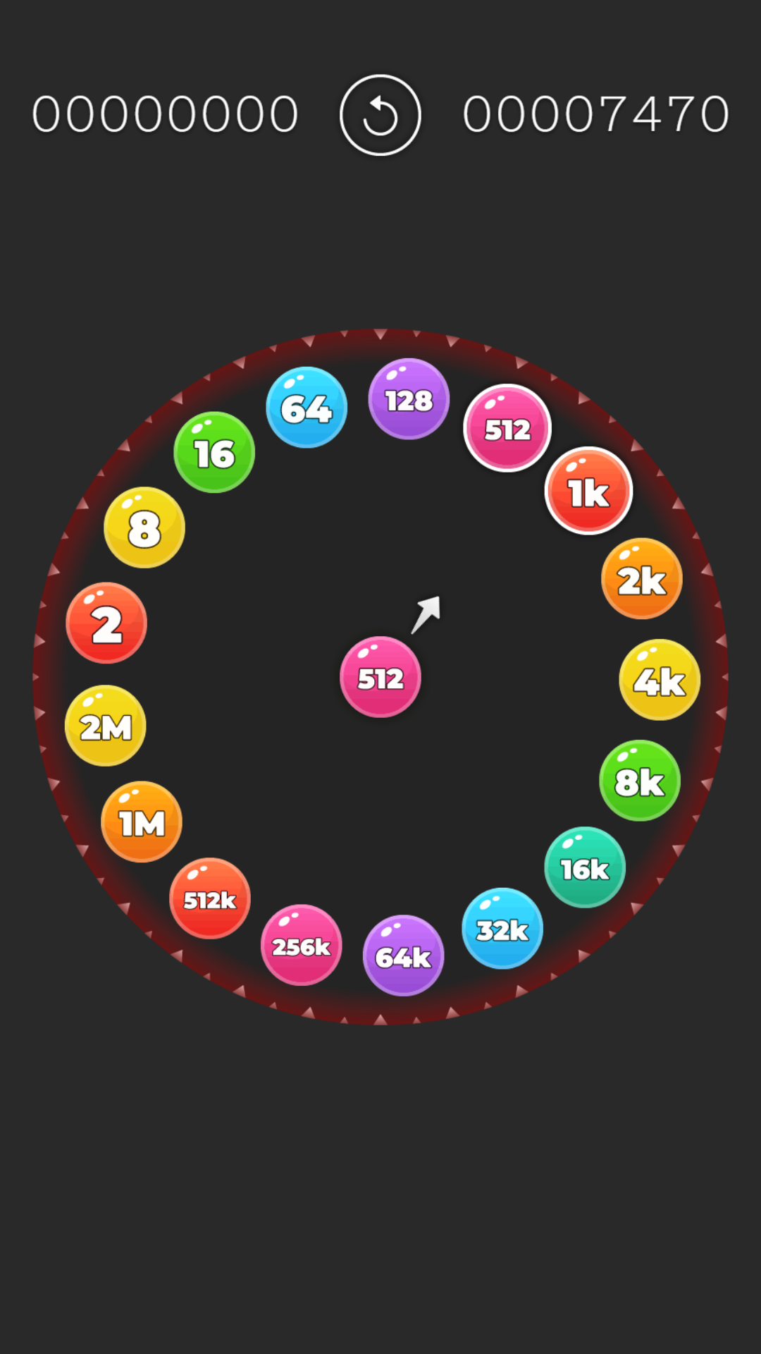 Bubble Circle 2048 screenshot 6