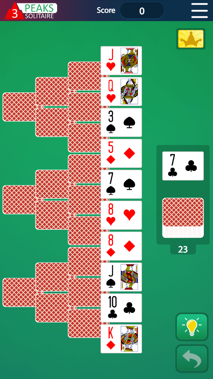 3 Peaks Solitaire screenshot 11