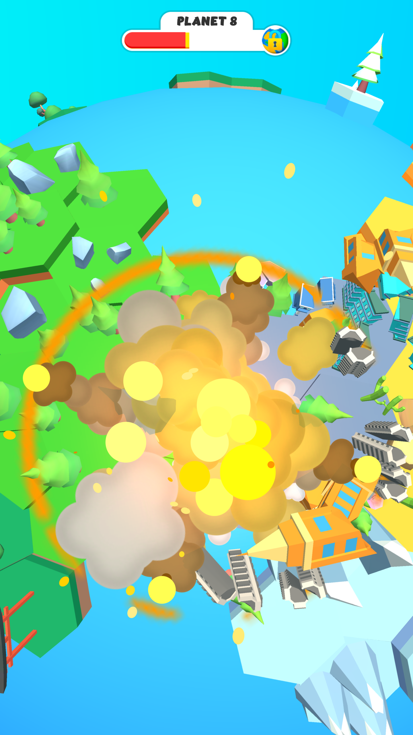 Space Rocket Blow: Destroy Planets and Galaxy 3D screenshot 17