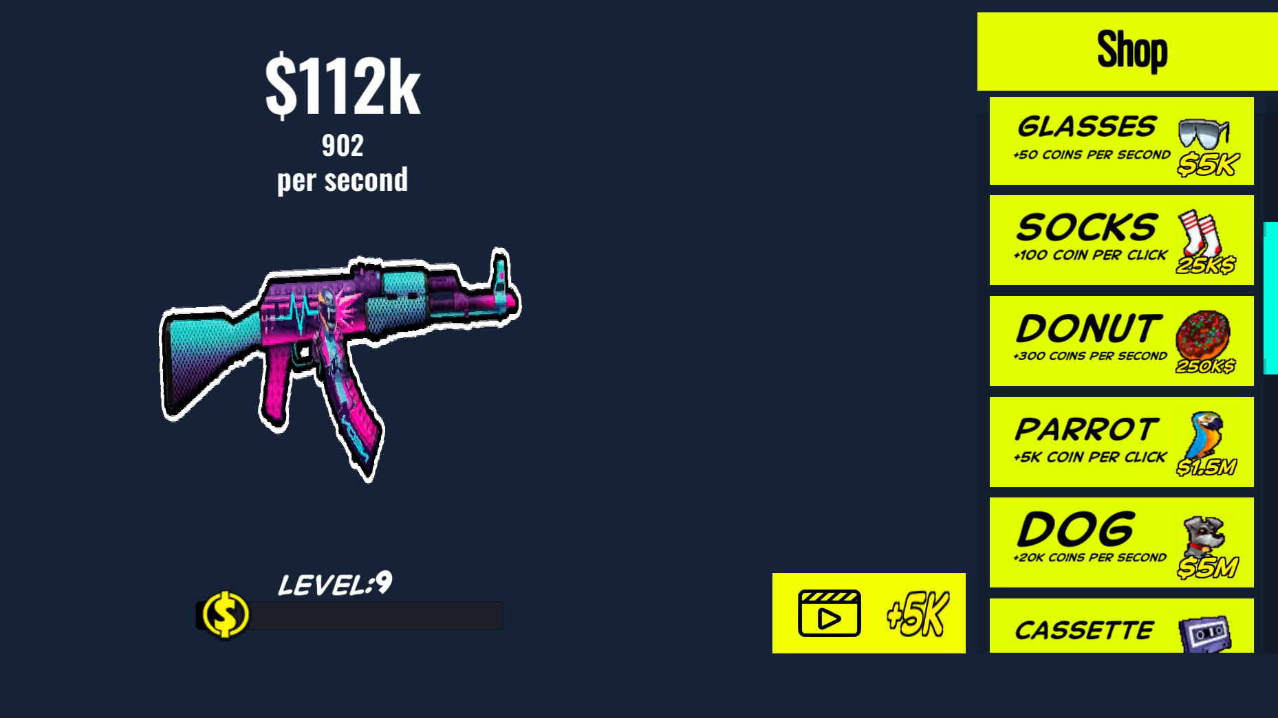 Upgrade your skins by tapping — screenshot 4
