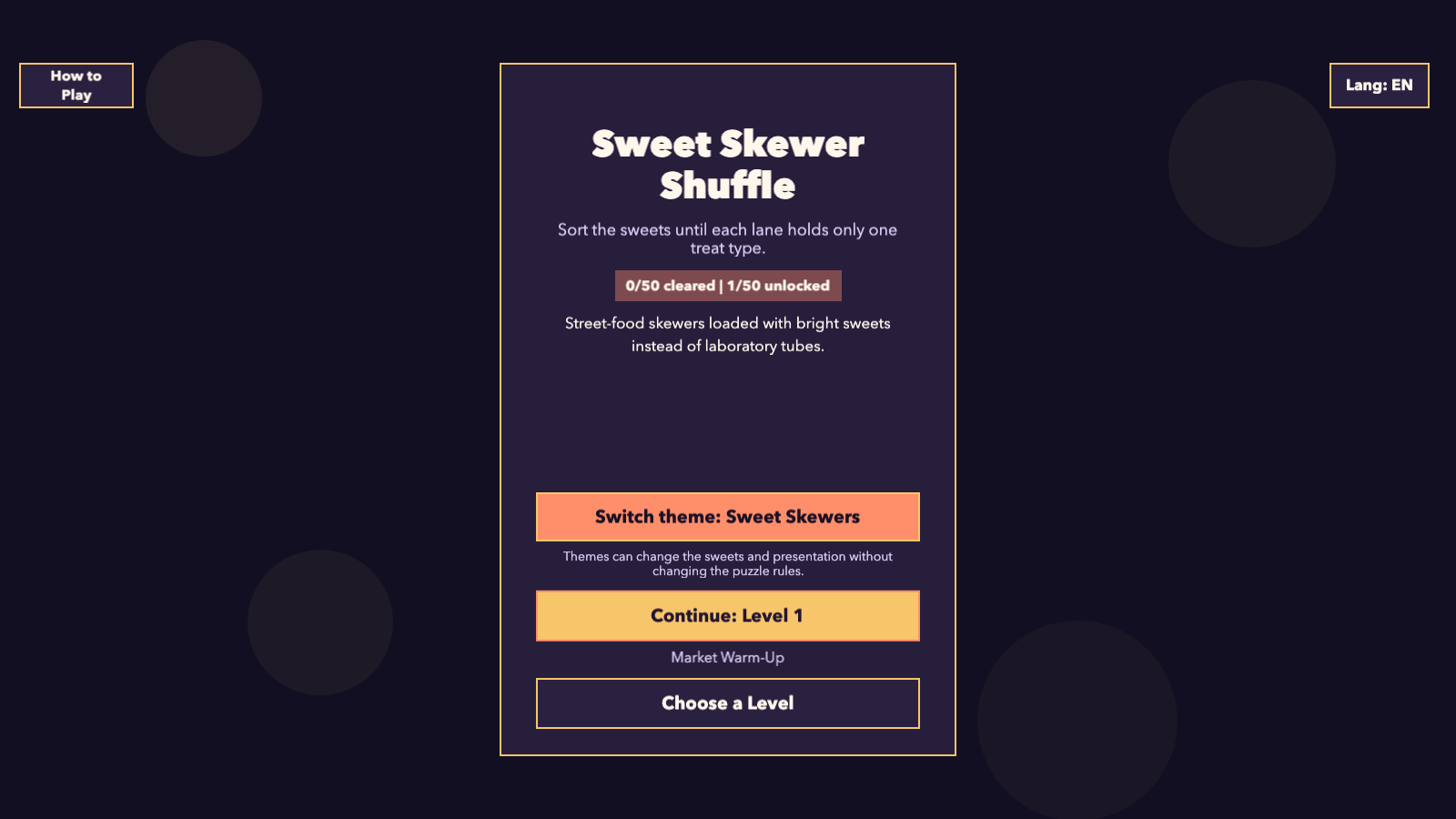 Sweet Skewer Shuffle — screenshot 1
