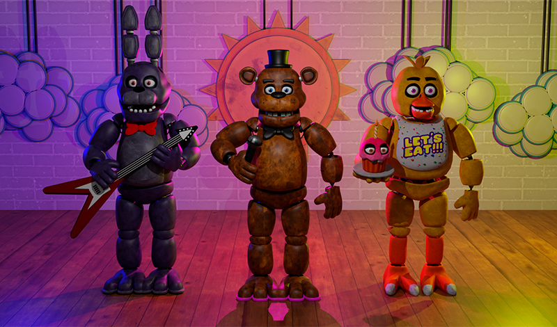 Five Nights at Freddy's 3D game cover
