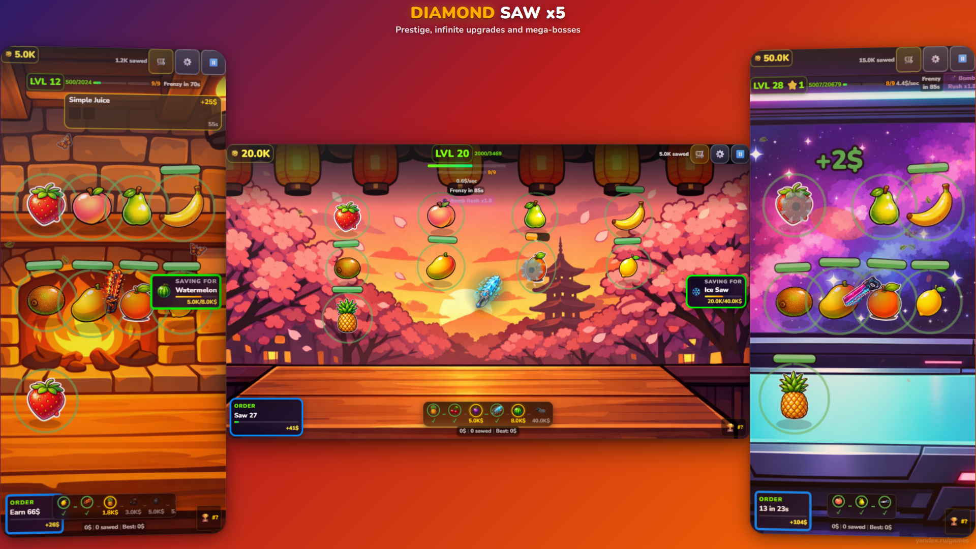 Saw and Fruits - Slice to Rich! — screenshot 5