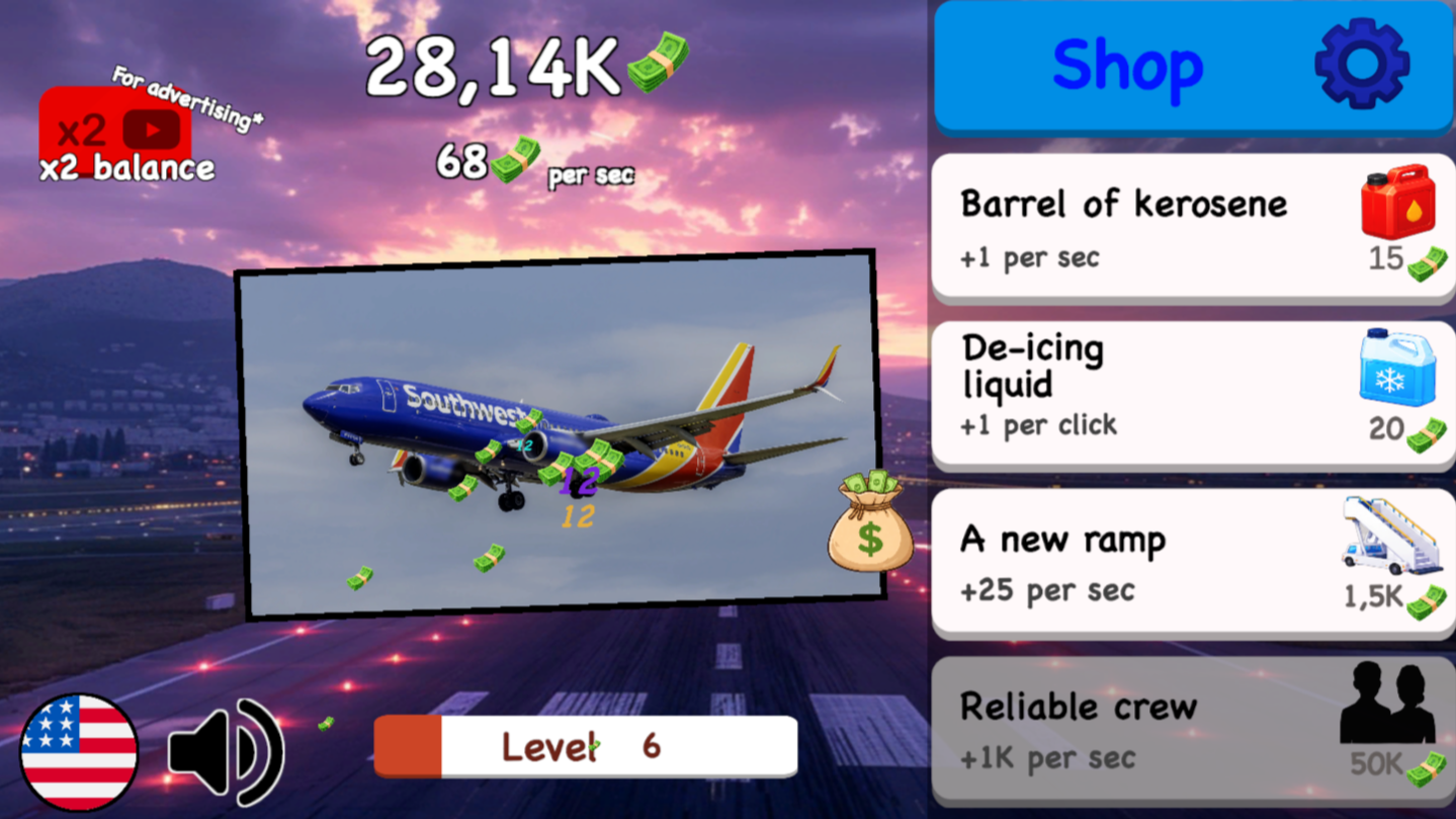 Aviaclicker: Aircraft Evolution — screenshot 6