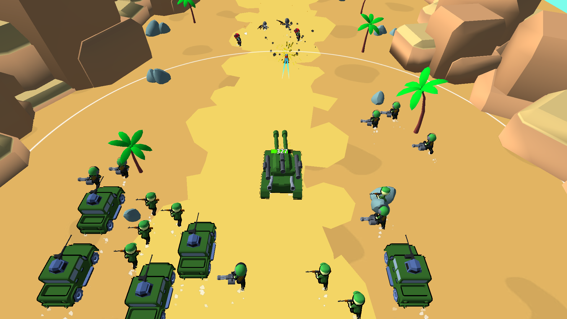 Tank Merge Of Clash screenshot