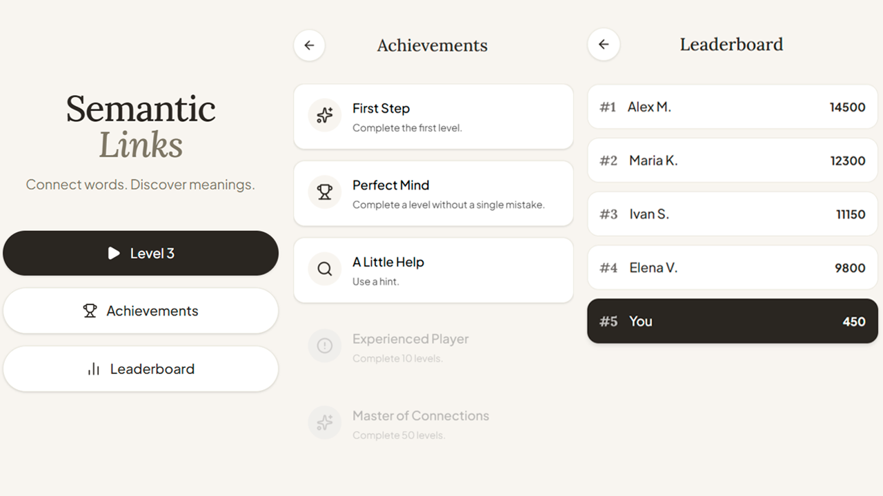 Semantic Links — screenshot 1