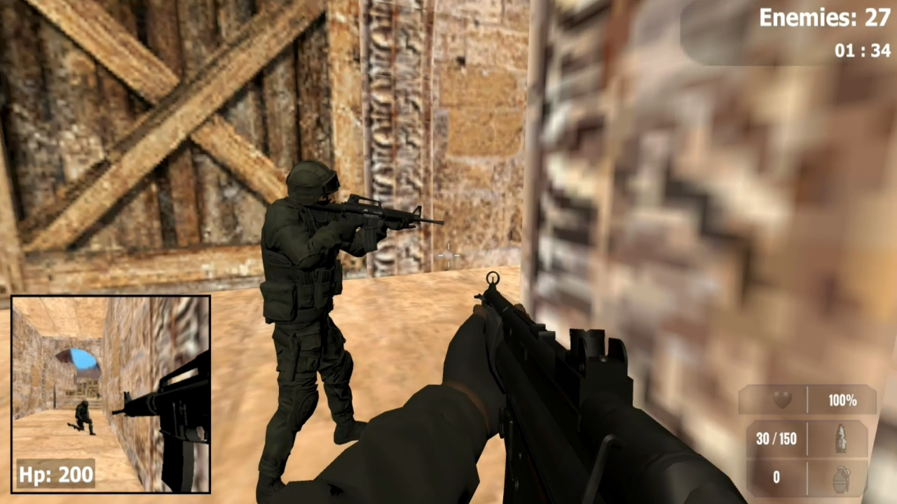 CS Special Forces: Modes for two players screenshot