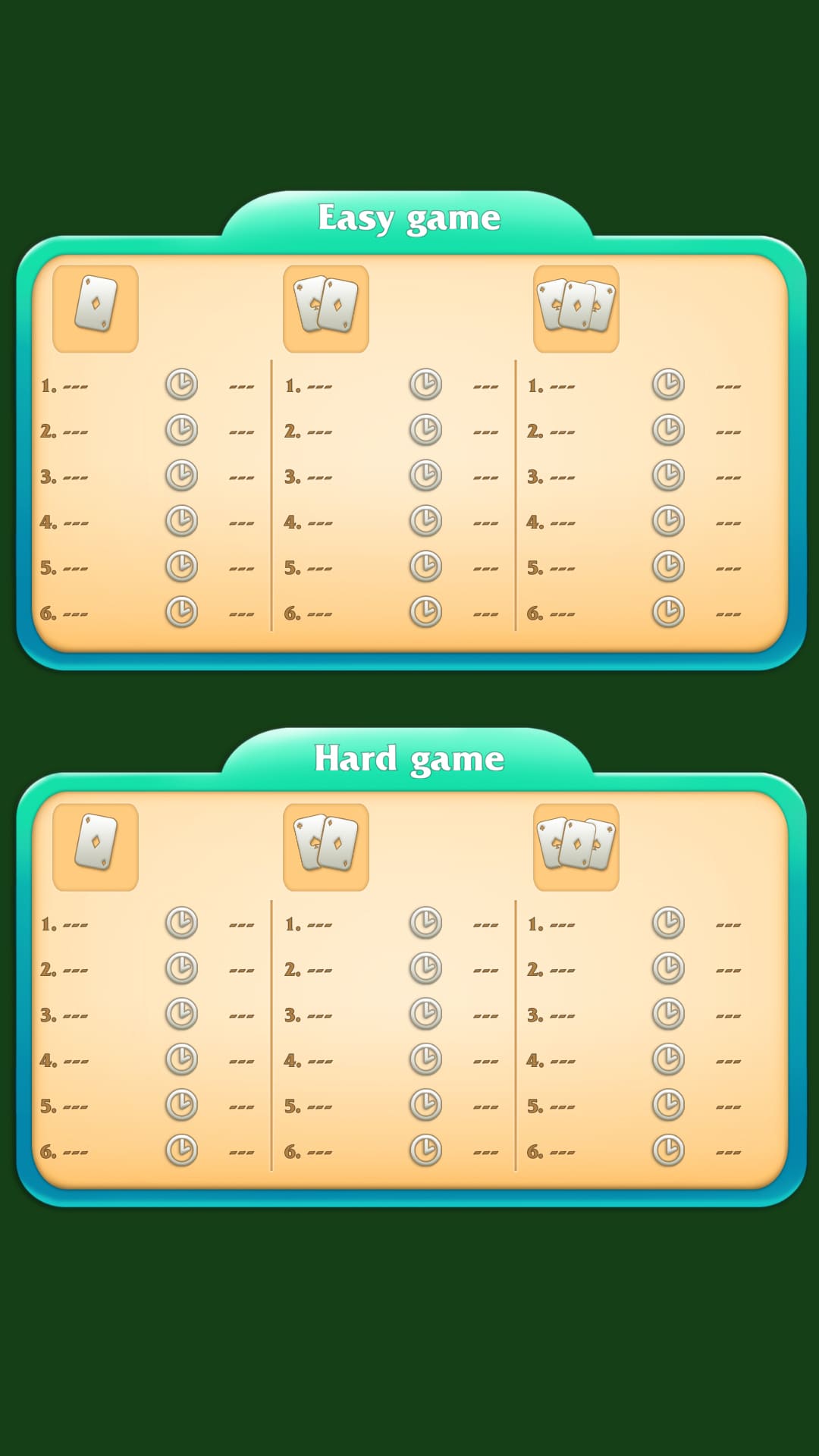 Solitaire for 1 and 3 cards screenshot 9