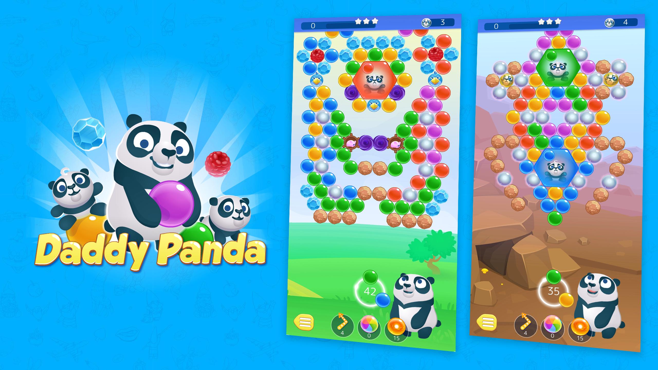 Papa Panda: Bubble Shooter screenshot