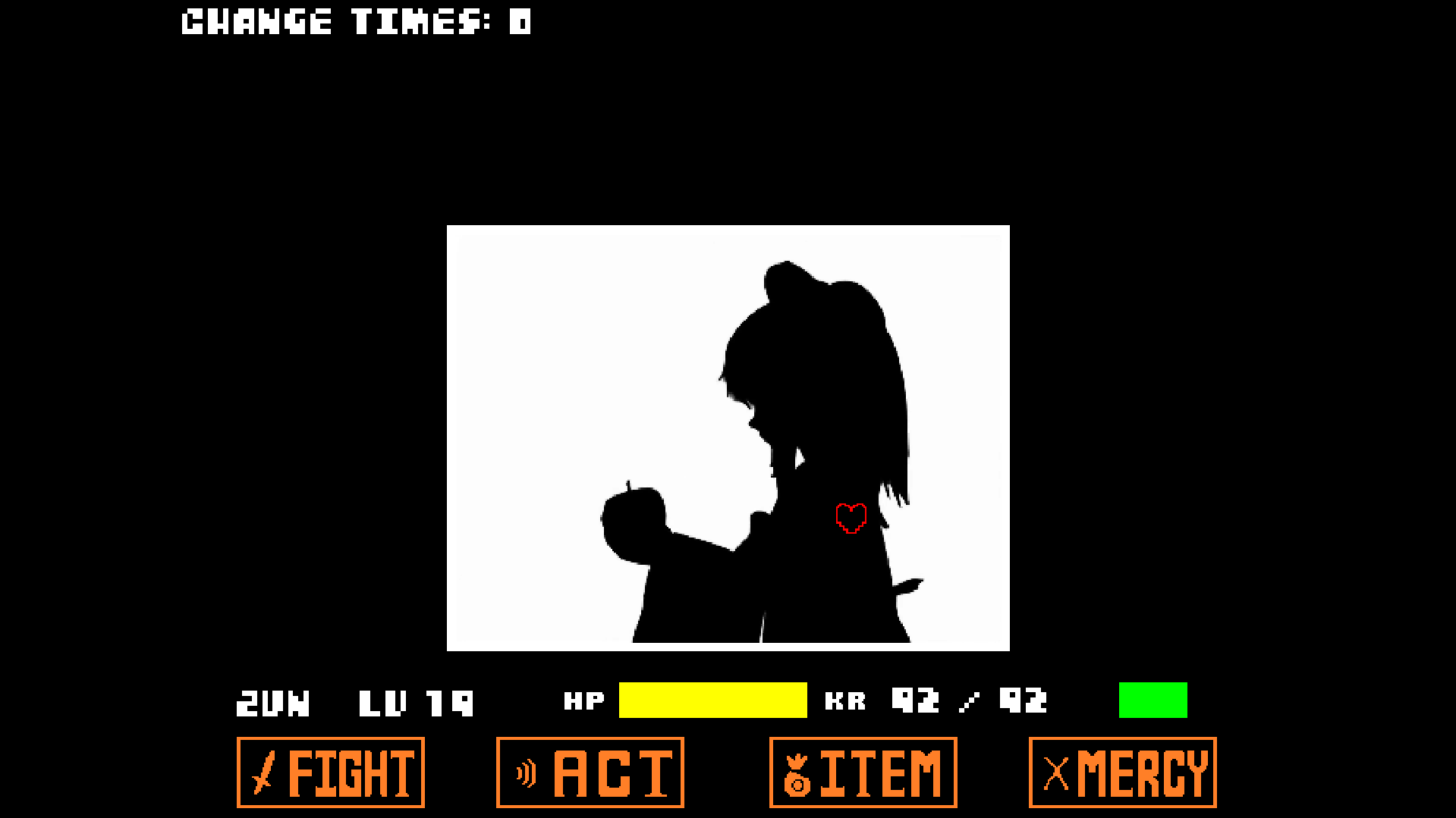 Bad Apple!! Undertale Fight — screenshot 1