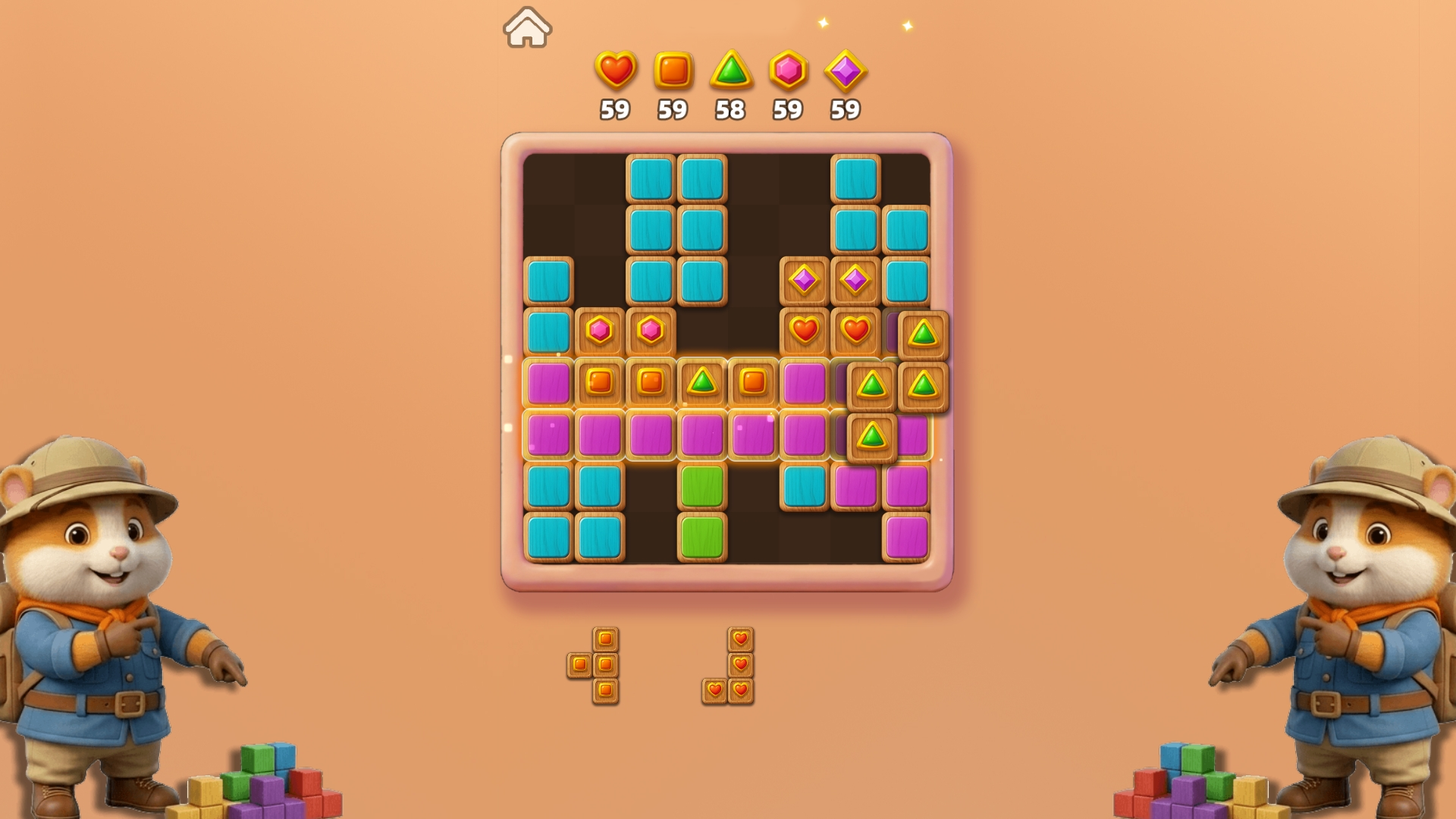 Hamster Block Blast screenshot